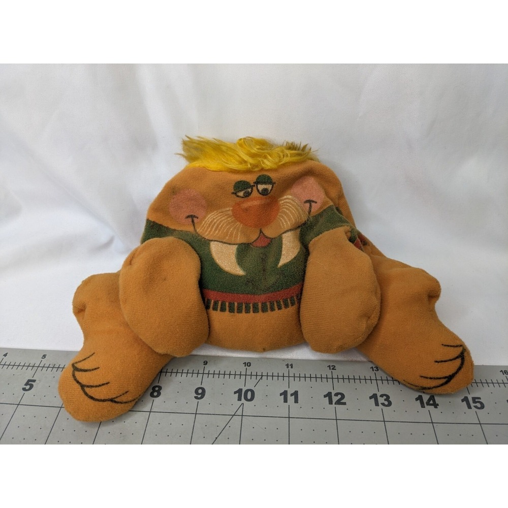 Vintage Orange Walrus Plush Nutshells? 9 Inch‎ Stuffed Animal Toy